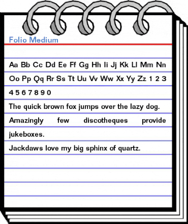 Folio Medium Font