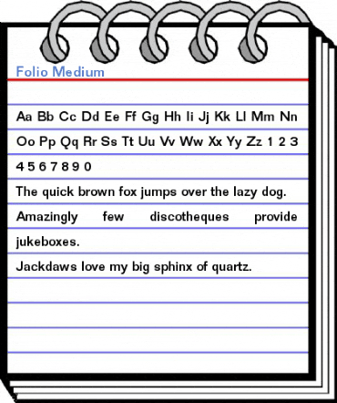 Folio Medium Font