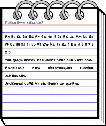 Forchetta Regular Font