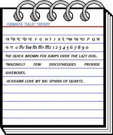 Formata Italic Expert Font