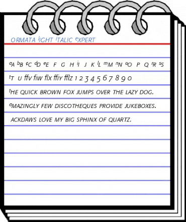 Formata Light Italic Expert Font