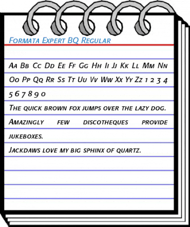 Formata Expert BQ Regular Font
