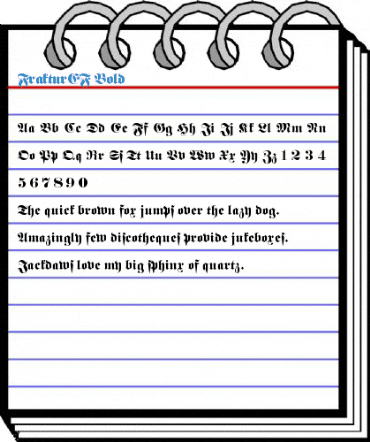 FrakturEF Bold Font