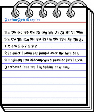 FrakturFett Regular Font