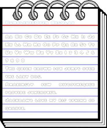 BumblebeeOpen Regular Font