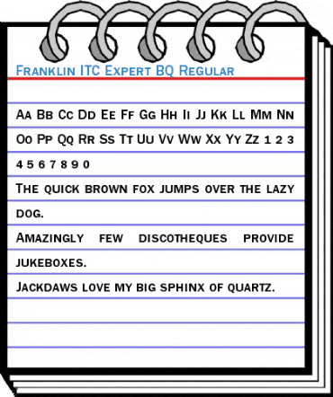 Franklin ITC Expert BQ Regular Font