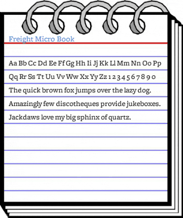 Freight Micro Book Font