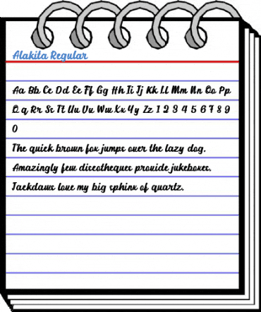 Alakita Regular Font