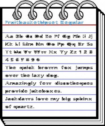 FruitbasketUpset Regular Font