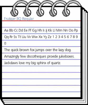Frutiger BQ Font