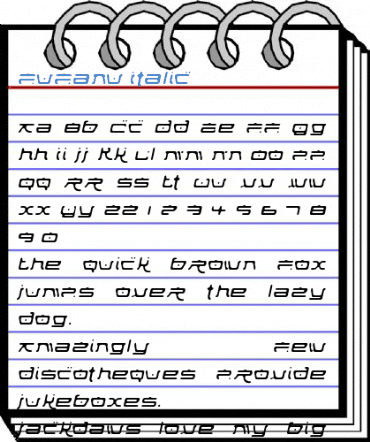 Fufanu Italic Font
