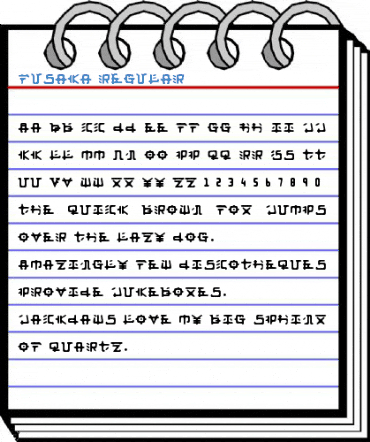 Fusaka Regular Font