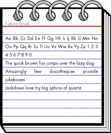 Futura Book Font