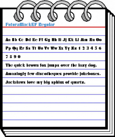 FuturaBlackEF Regular Font