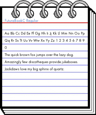FuturaBookC Regular Font