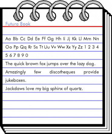 Futura Book Font