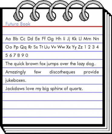 Futura Book Font