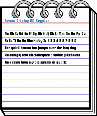 Futura Display BQ Regular Font