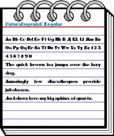 FuturaEugeniaC Regular Font