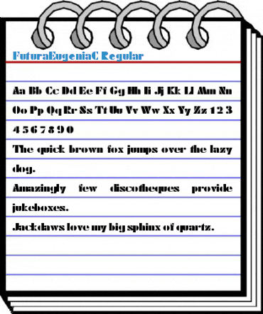 FuturaEugeniaC Regular Font