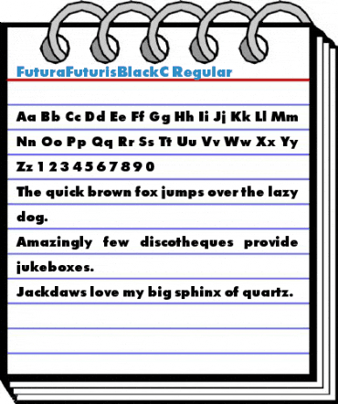 FuturaFuturisBlackC Regular Font
