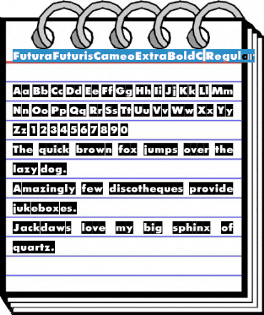 FuturaFuturisCameoExtraBoldC Regular Font
