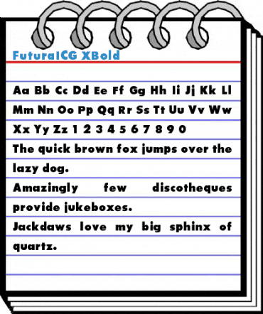 FuturaICG XBold Font