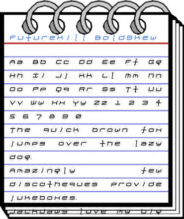 FutureKill BoldSkew Font