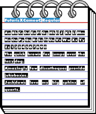 FuturisXCameoC Regular Font