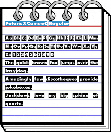 FuturisXCameoC Regular Font