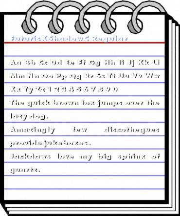 FuturisXShadowC Regular Font