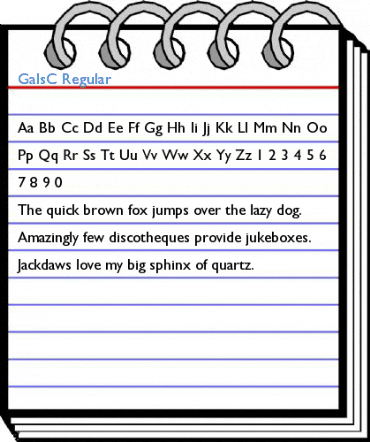 GalsC Regular Font