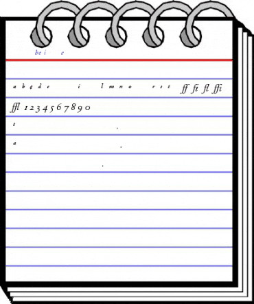 Garamond BE Italic Expert Font