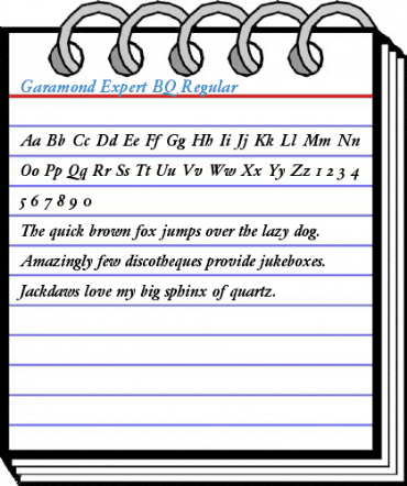 Garamond Expert BQ Regular Font