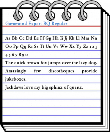 Garamond Expert BQ Regular Font