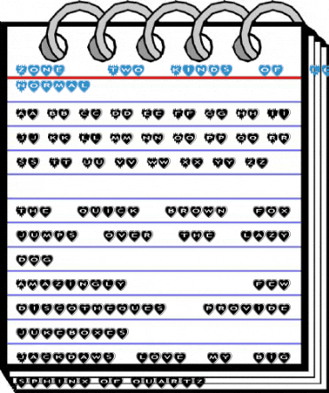 Zone23_Two Kinds of Love II Normal Font