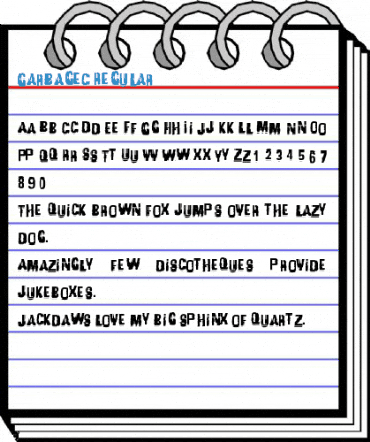 GarbageC Regular Font