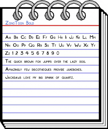 ZonoToon Bold Font
