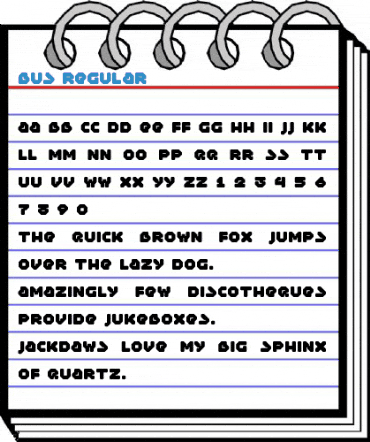 BUS Regular Font