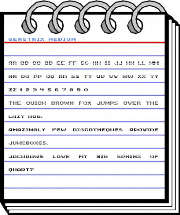 Genetrix Medium Font