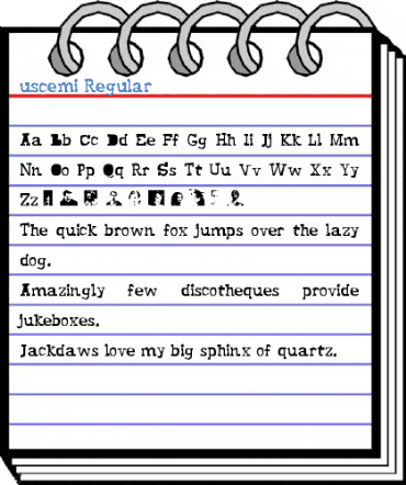 uscemi Regular Font