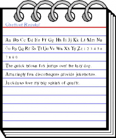Ghettout Regular Font