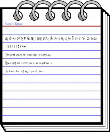 Glorietta Regular Font