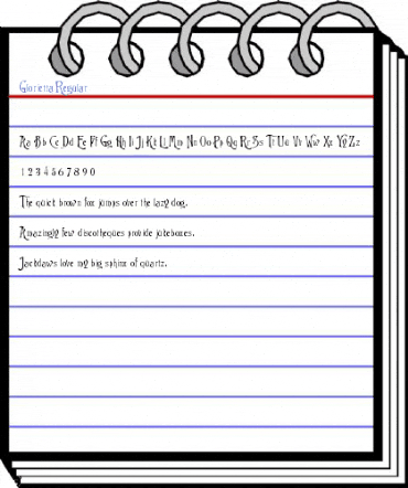 Glorietta Regular Font