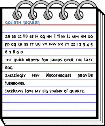 Goliath Regular Font