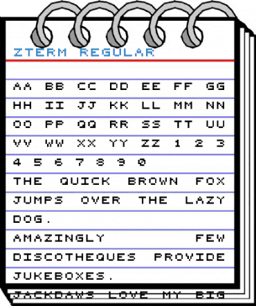 zTerm Regular Font