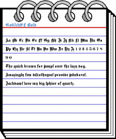 GotischEF Bold Font