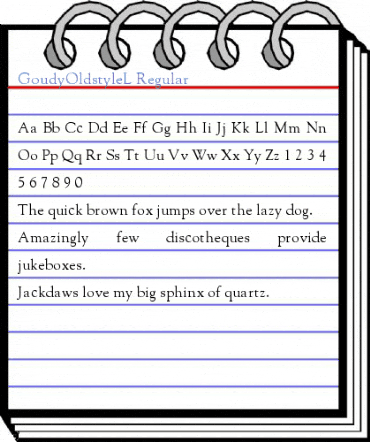 GoudyOldstyleL Regular Font