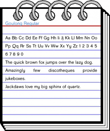 Goulong Regular Font