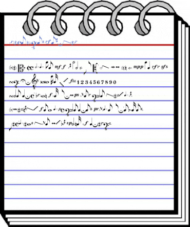 GraceNotes Regular Font